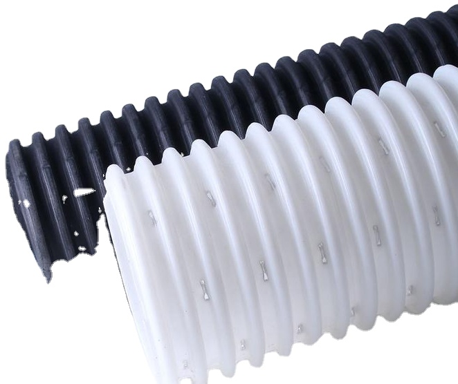 Hdpe Double Wall Plastic Corrugated Drainage Pipe For Slove Yard Drainage System