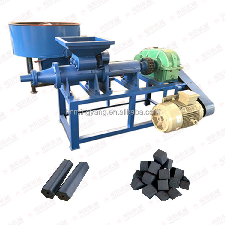 1t/h Briket Charcoal Compressing Equipment Coal Dust Screw Extruder Briquette Machine For BBQ Production Line
