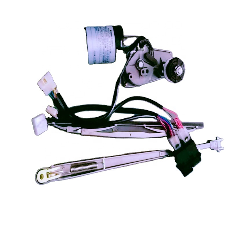 wiper blade &wiper arm with wiper motor 12 V for Cabin window size W240cmxH120cm to boat With water spray