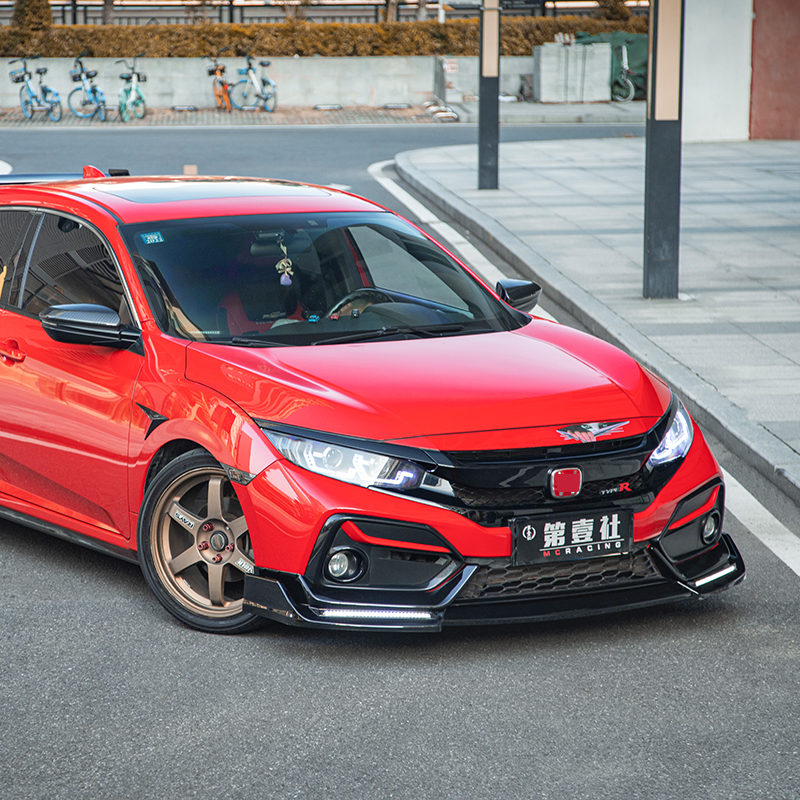 Применимо к передней губе хэтчбека civic fk4fk7fk8, пятисекционная универсальная лампа