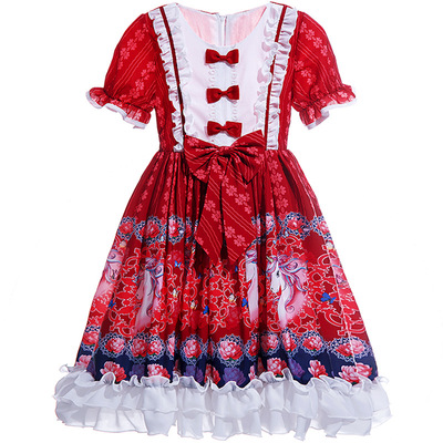 Lolita autumn 2021 children's wear Fashionable girls Tower girls Princess skirt children's skirt