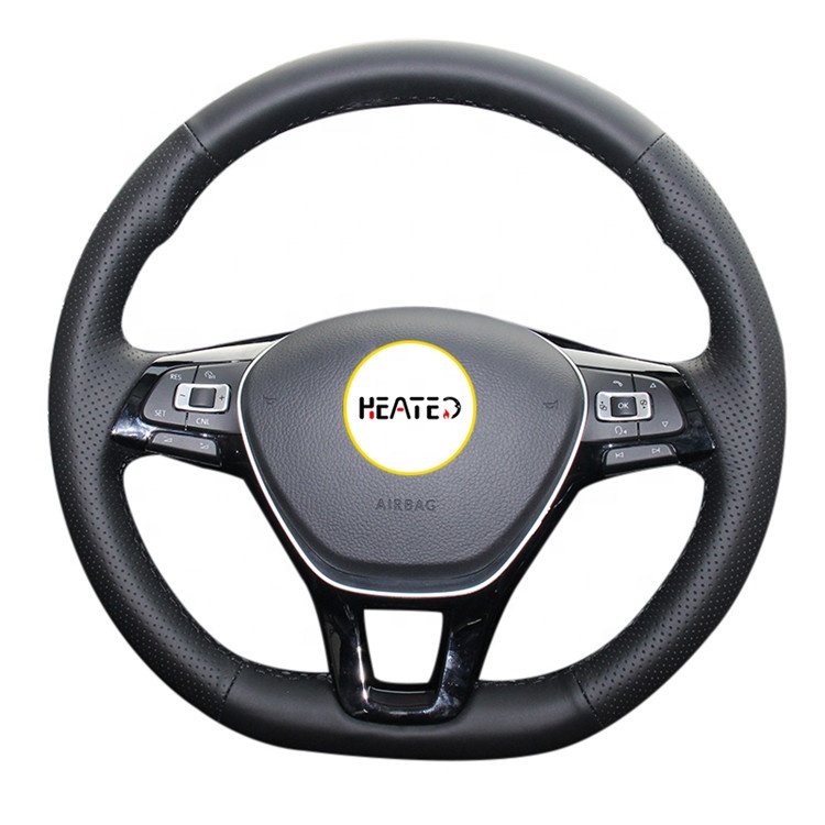 Чехол на руль для Volkswagen VW Golf 7 Mk7, новинка, Polo Jetta Passat B8 Tiguan Sharan Touran (натуральный), оптовая цена для вас