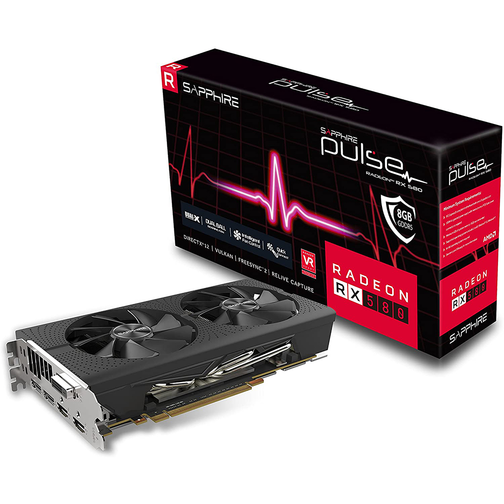 Видеокарта MSI RADEON RX 580 ARMOR 8G OC, 8 ГБ GDDR5, 1366 Гц, AMD Polaris 20 XTX GPU