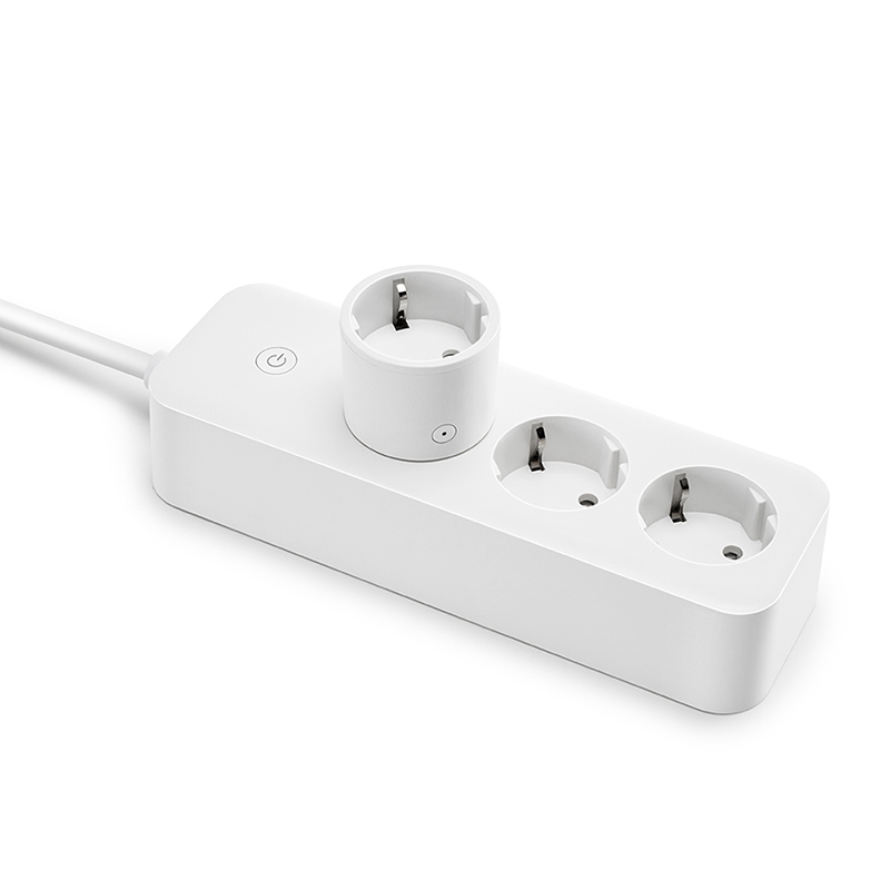 16A EU type-M tuya smart life wifi power strip Timing Remete Control Surge Protector Power Strip 3 AC Outletsfor Homekit