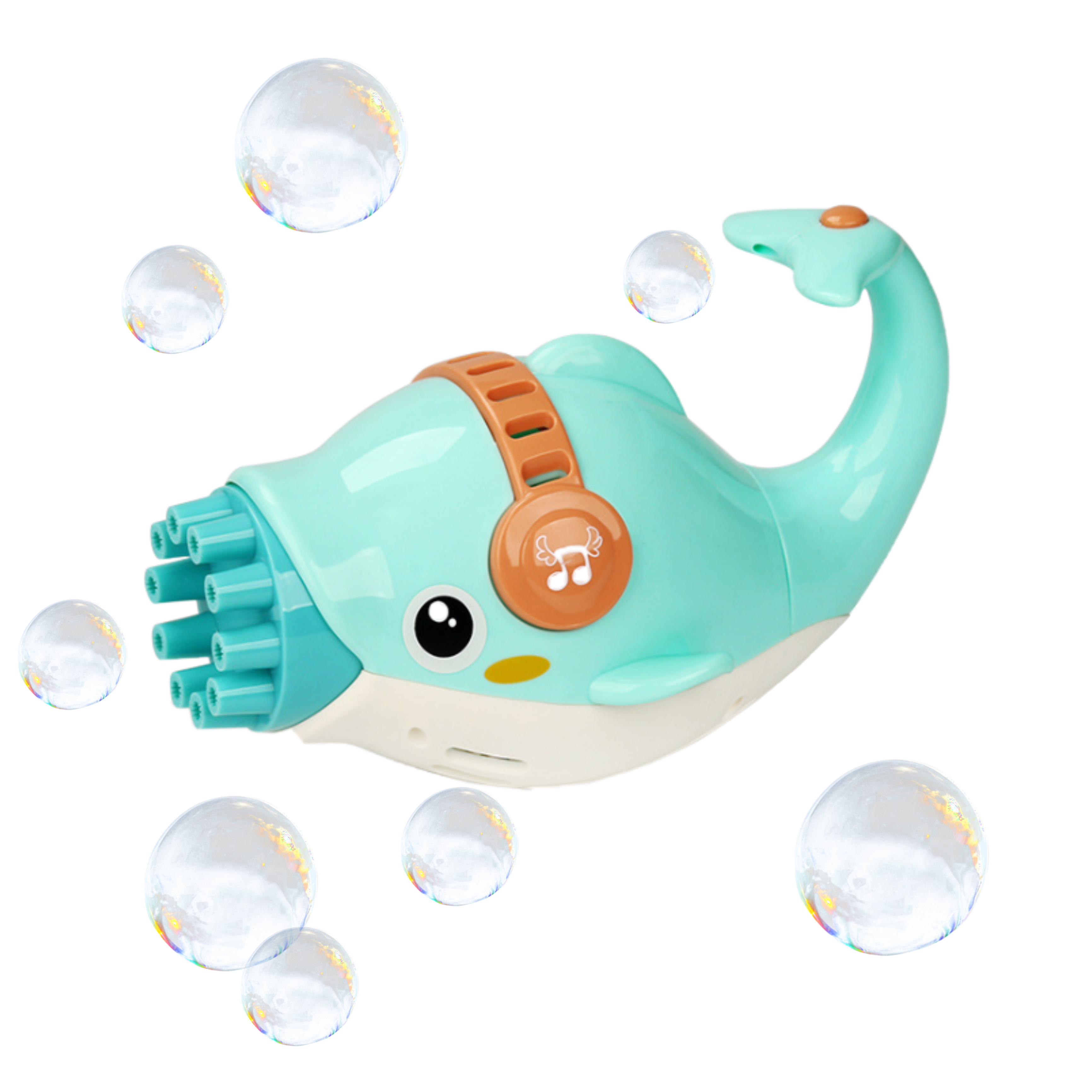 New Design Dolphin Shape Bubble Gun Machine, Soap Bubble Gun