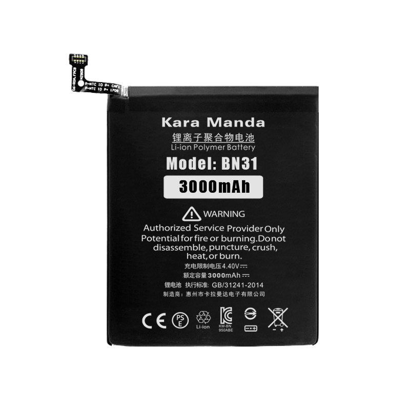 Сменный аккумулятор для мобильного телефона OEM BN31 для Xiaomi Mi 5X Redmi Note 5A Redmi S2 3000 мАч