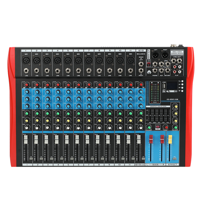 TEBO New Style sound system outdoor professional audio mixer with usb recording