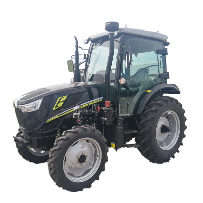 High Quality Newest 4*4 Multifunctional Small Mini Farm Tractor Powerful Diesel Engine PTO Farming Wheel Tractors for Sale