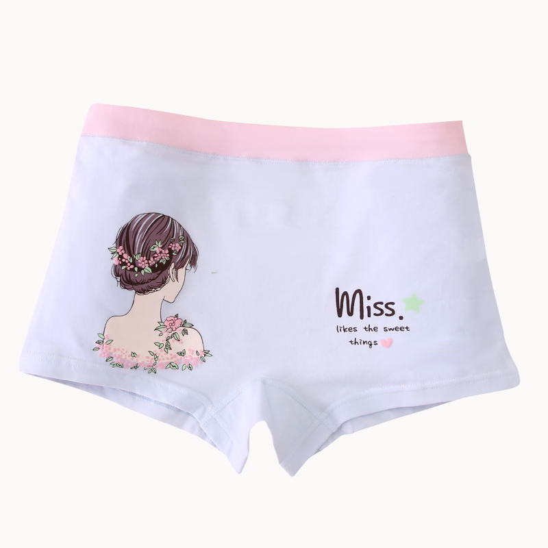2021 New Design Wholesale 100% Cotton Underwear For Girls From 2 Year To 14 Year