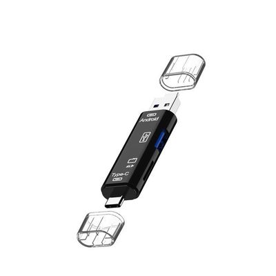 Type-c, устройство для чтения карт USB OTG mini SD кард-ридер 3 в 1 USB-C флеш-накопитель TF читать разъем для тетрадь