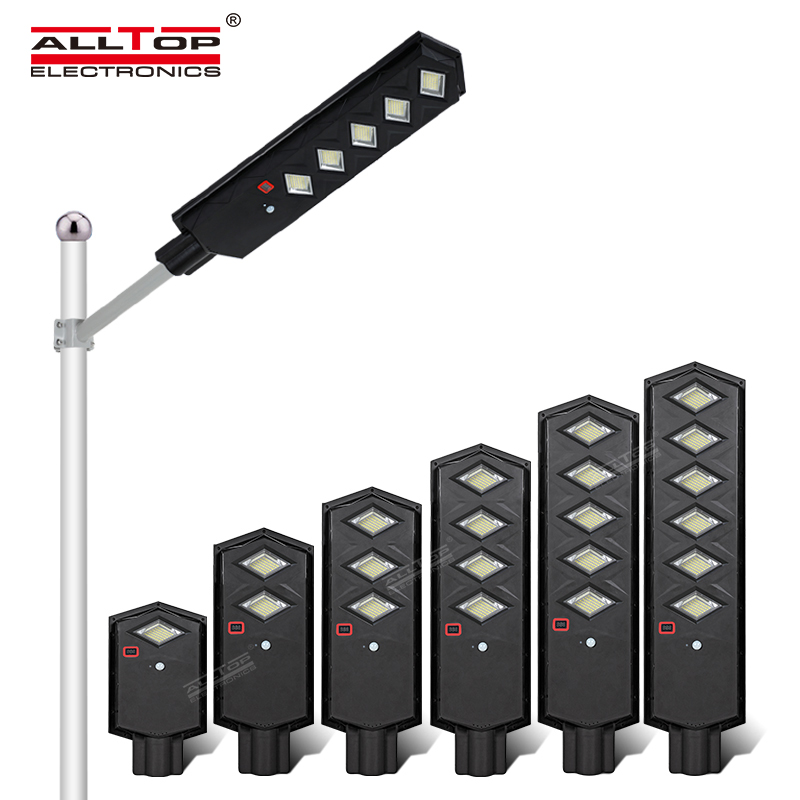 ALLTOP ABS 50 Ватт 100 ватт 150 ватт 200 ватт 250 Ватт 300 Ватт все в одном светодиодный уличный фонарь на солнечной батарее