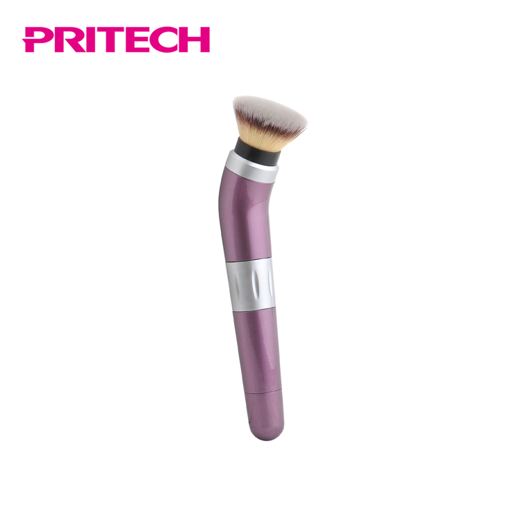 PRITECH комфорт легкий контроль по изготовлению электрических пластиковых вращающаяся Кисть для макияжа