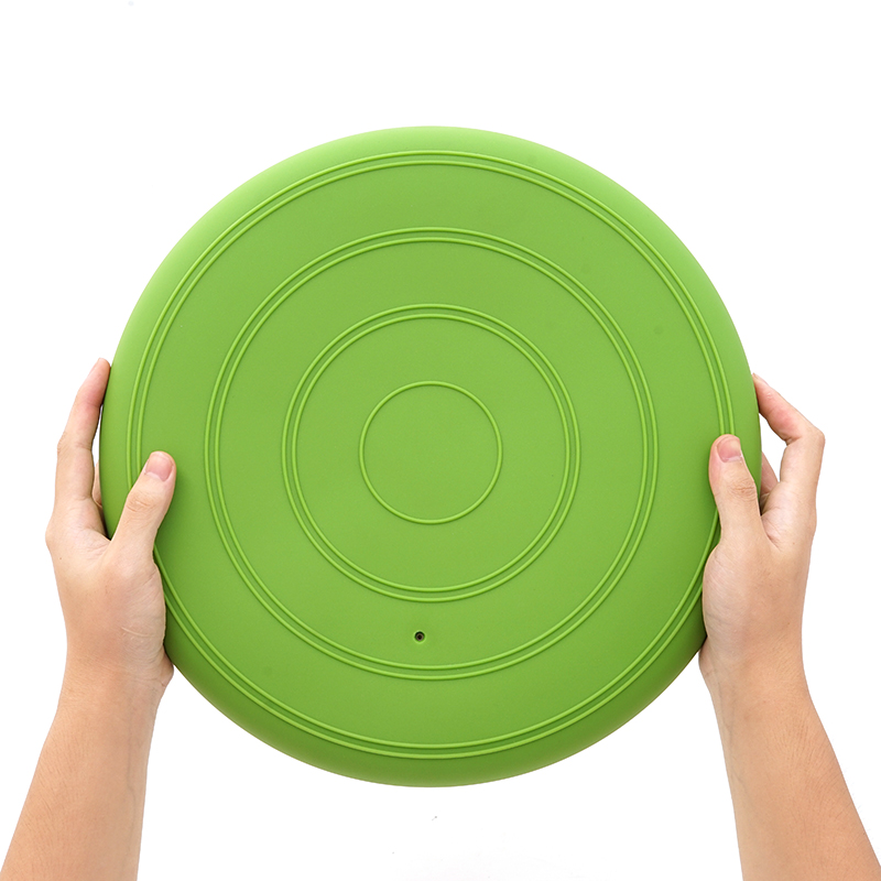 33cm pvc Durian diamond grain Stability Wobble balance massage disc Cushion pad with pump