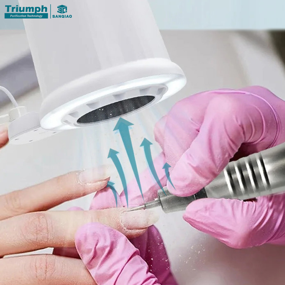2024 Best-selling Desktop Fixed Strong Professional Low-noise Nail Dust Collector For Nail Salons
