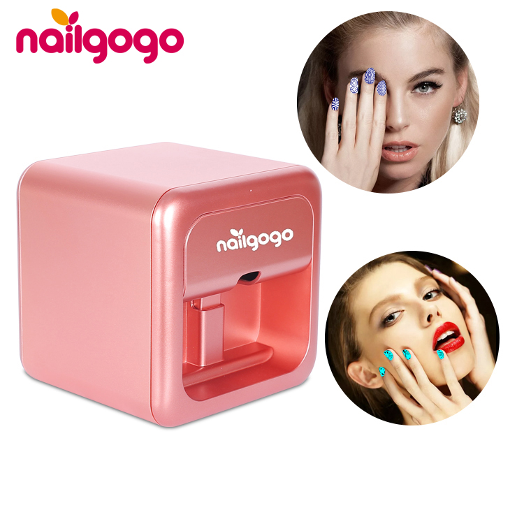 Nailgogo revolutionary product F4 impresora de unas five finger nail printing machine nail printer