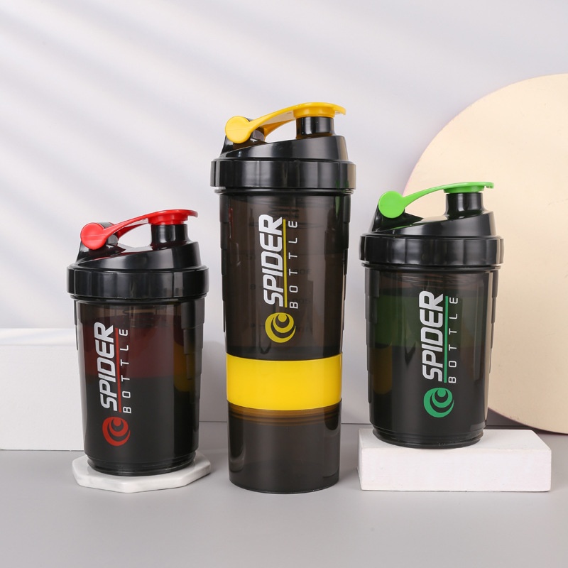 Outdoor Gym Protein Bpa Free Plastic Fitness Water Shaker Bottle With Lid