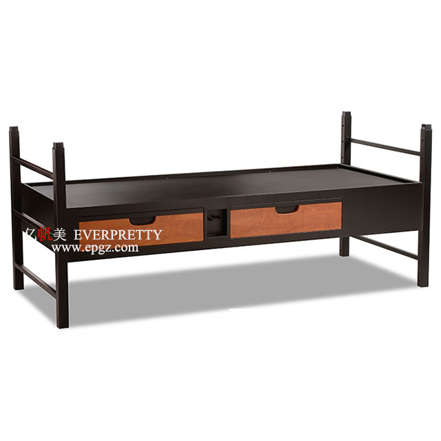 Hot Selling Single Dormitory Bedroom Bunk Bed Furniture for School Students