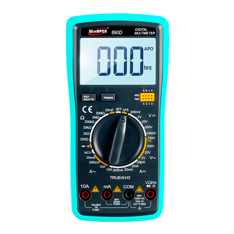 Цифровой мультиметр 890D, 1000 В, Бесконтактный индикатор напряжения переменного/постоянного тока