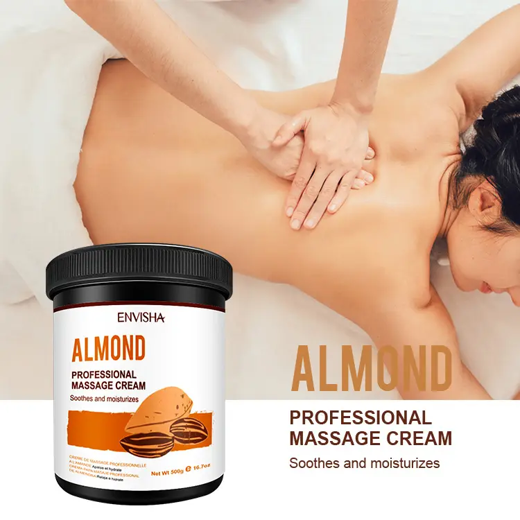 Hot Sale OEM Private Label Almond Massage Cream Moisturizing Skin Body Moisturizer Cream