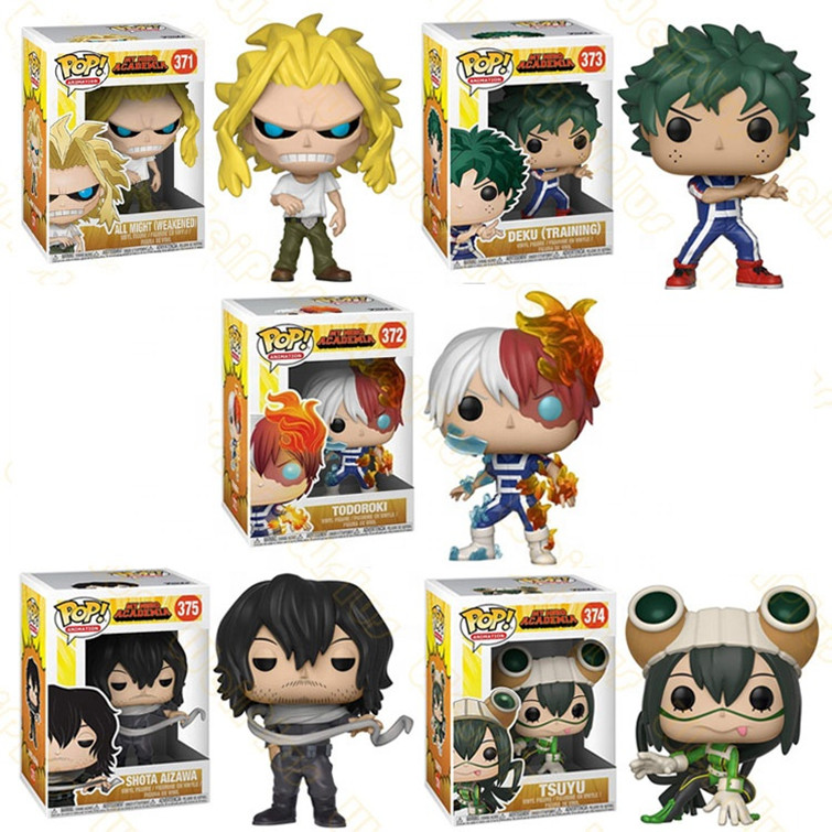 Funk Pop аниме мой герой Академия персонаж DEKU TSUYU SHOTA AIZAWA все может милые виниловые фигурки коллекционные модели игрушки