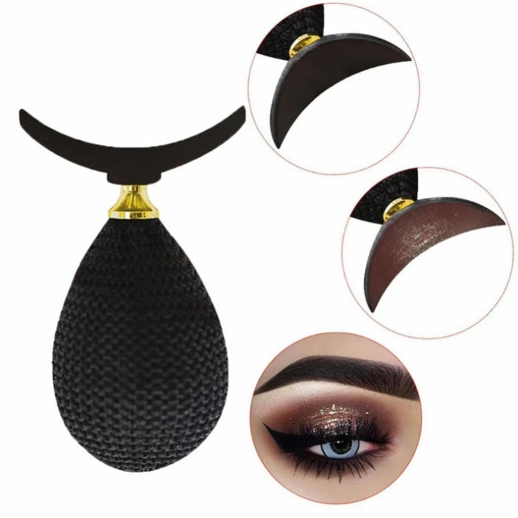 2021 Popular Silicone Eyeshadow Stamp Fashion Glittering Lazy Eye Shadow Applicator Eyeshadow Eye Wing Eyeliner Makeup Tools