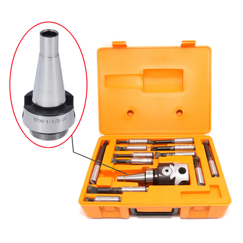 BT40/NT40-F1 Rough Boring Set 3 Inch 75MM Boring Head Including 12 Boring Bars