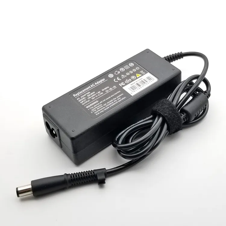 7.4*5.0 big pin Laptop slim ac Adapter for hp pro book charger for hp 19 v 4.74a power supply