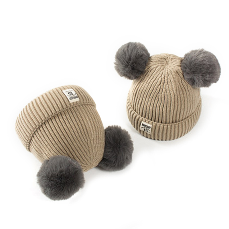 100% cotton knit earflap hat, baby hat beanie kids winter hats