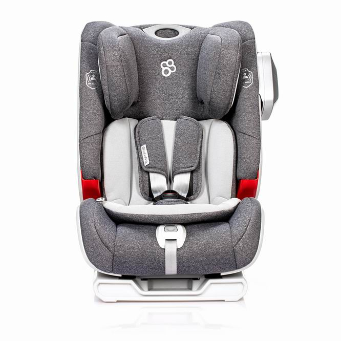 BABY CAR SEATS R501B GREY GROUP I+II+III WITH ISOFIX&TOP TETHER