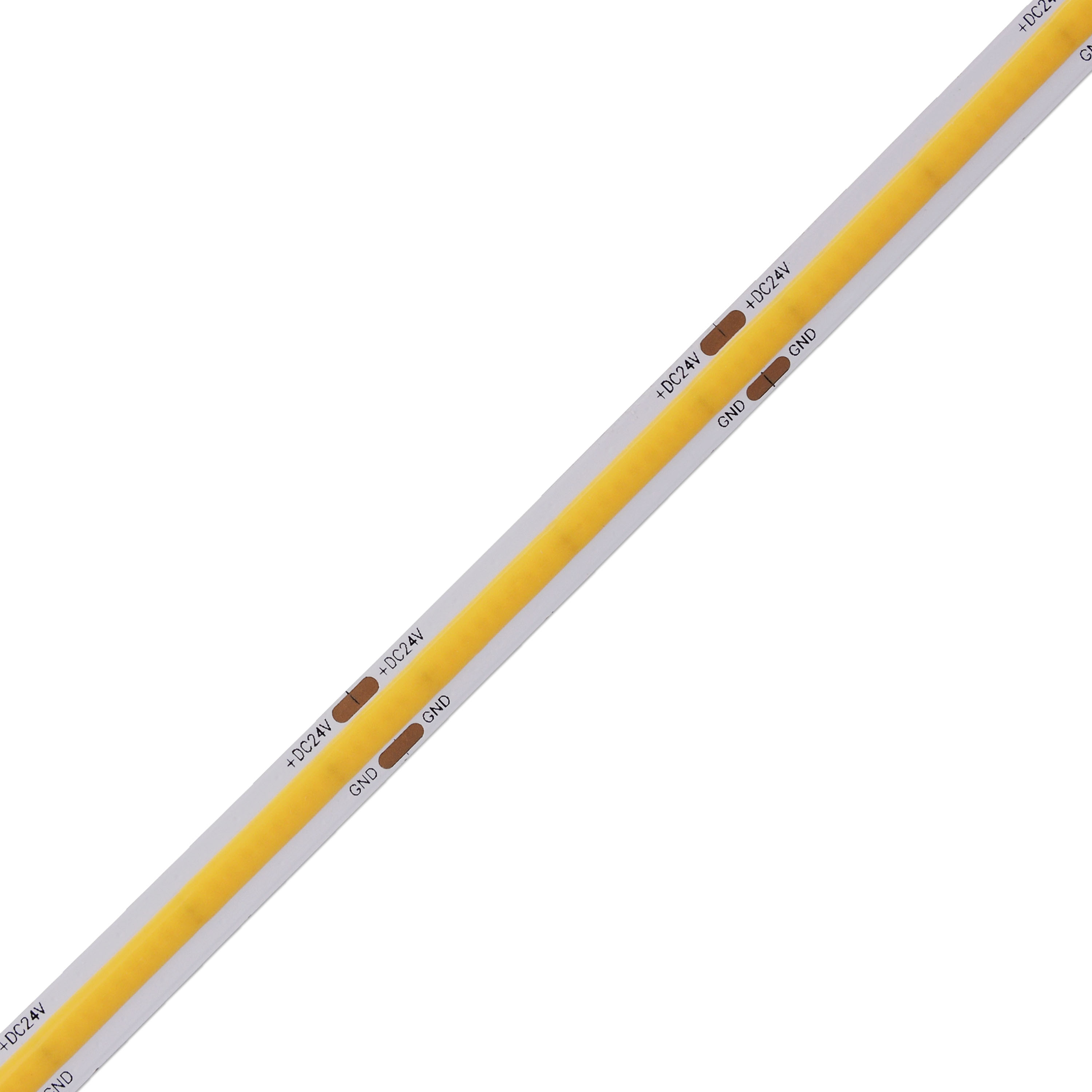 Гибкая cob Ra80 CRI 90 cob теплая белая DC24 Гибкая fob cob Светодиодная лента