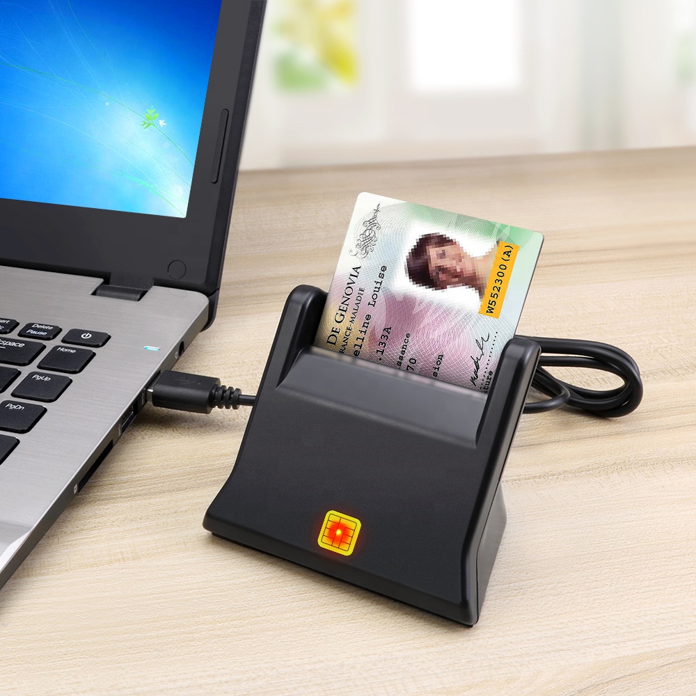Считыватель смарт-карт Aoyue EMV USB IC ID ISO 7816, считыватель кредитных смарт-карт с SDK