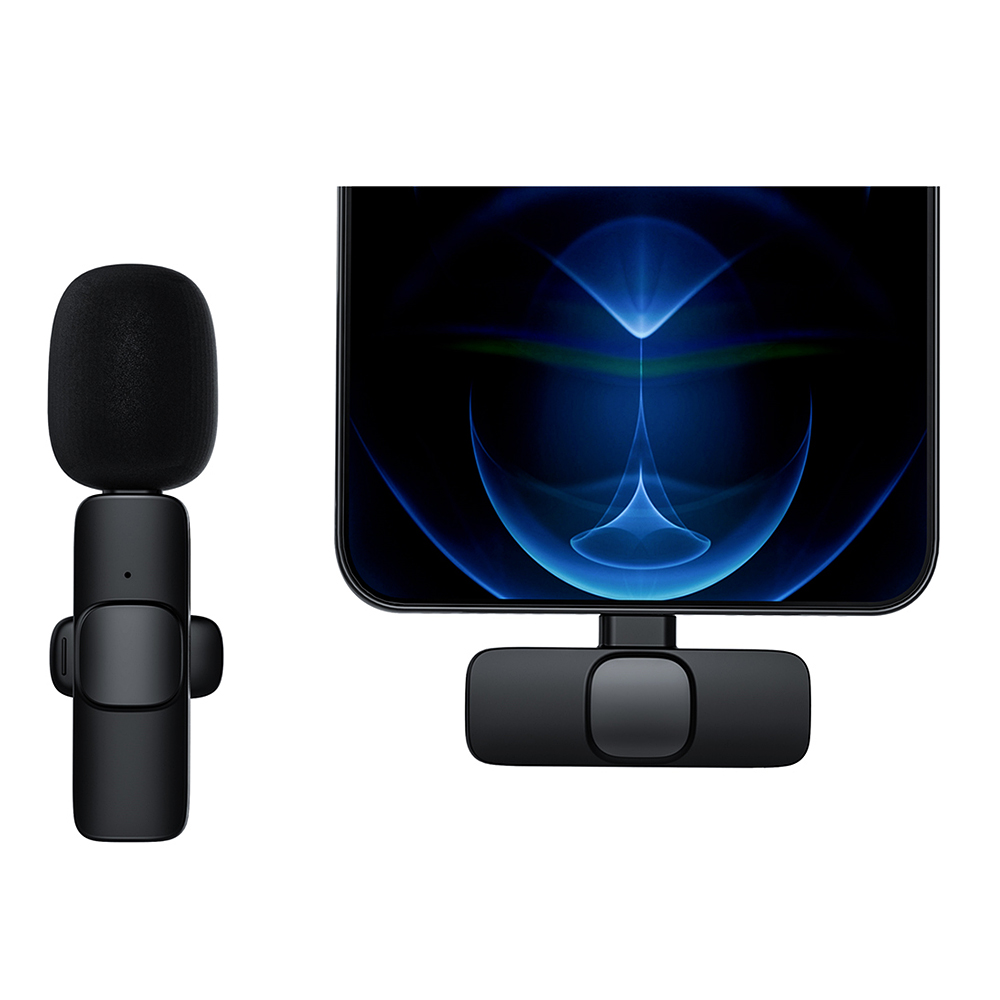 Mini Wireless Lavalier Microphone Portable Youtuber Audio Video Studio Professional Recording Mic Live Game Mobile phone
