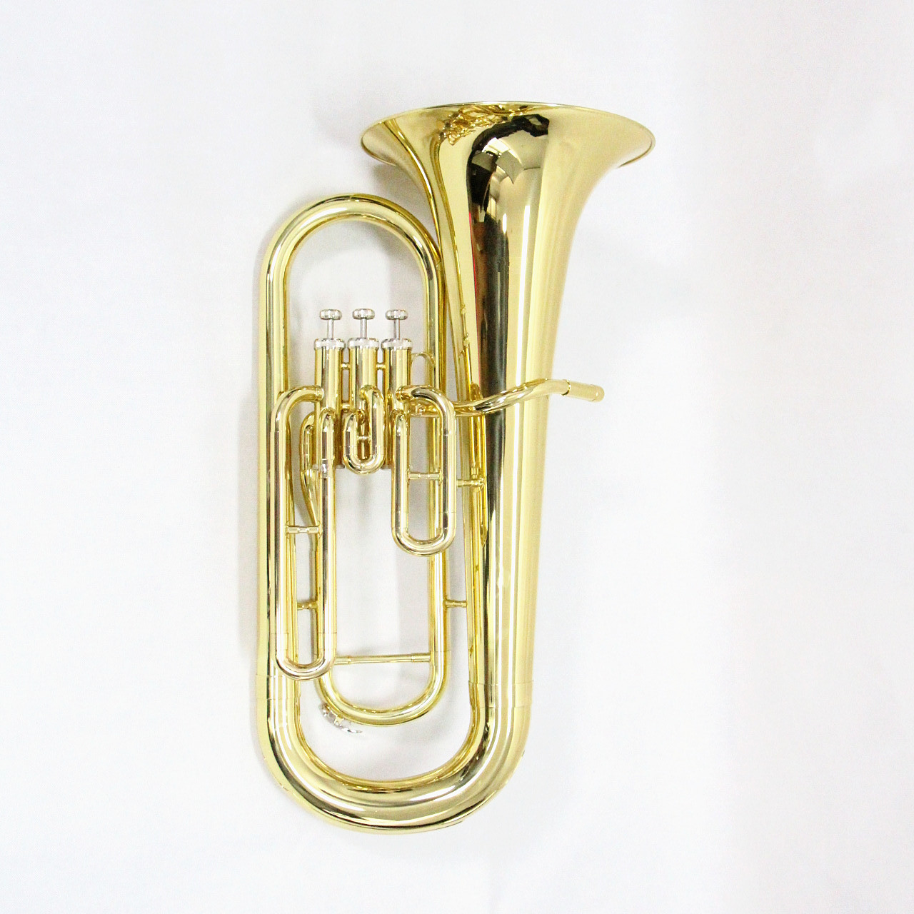 Профессиональный march euphonium 3 поршневой латунный материал cupronickel клапан Золотой лакированный euphonium tuba