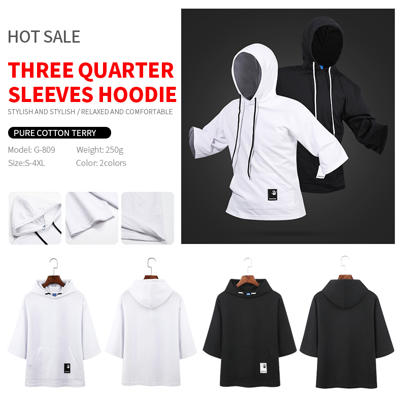 Factory Custom Men's Sweater High Quality Full Zipper Hoodies Sweatshirts Wholesale 100% Cotton Printing Embroidery Logo Hoodie