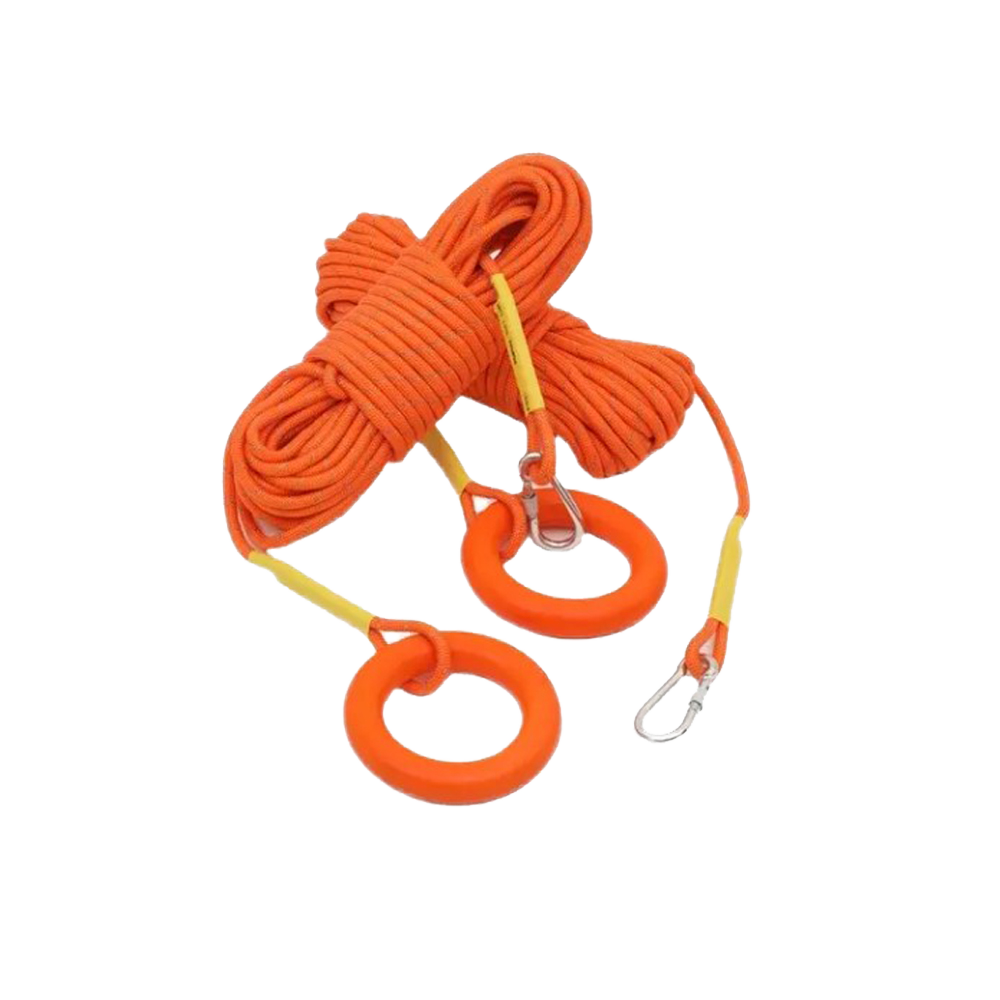 Professional Outdoor Water Rescue Safety Rope Orange Floating Lifeline for Fall Protection