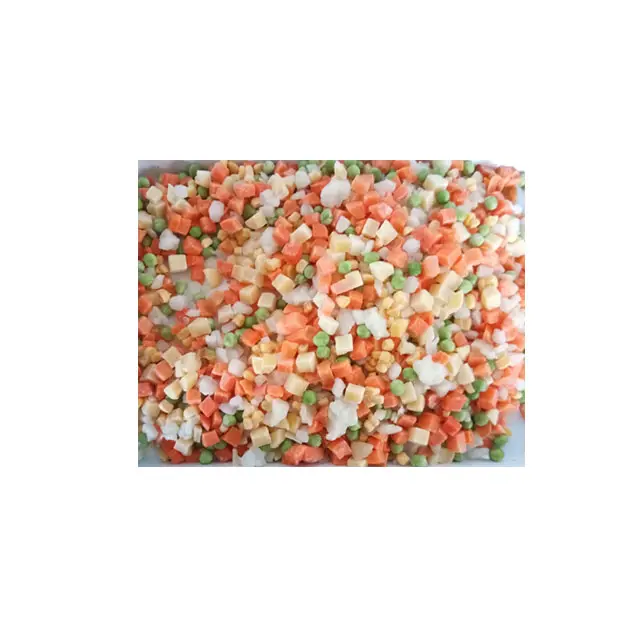 New Crop IQF Frozen Mixed Vegetables Organic GMO Cultivation Includes Corn Bean Onion Potato Carrot with Sweet Flavor Shape