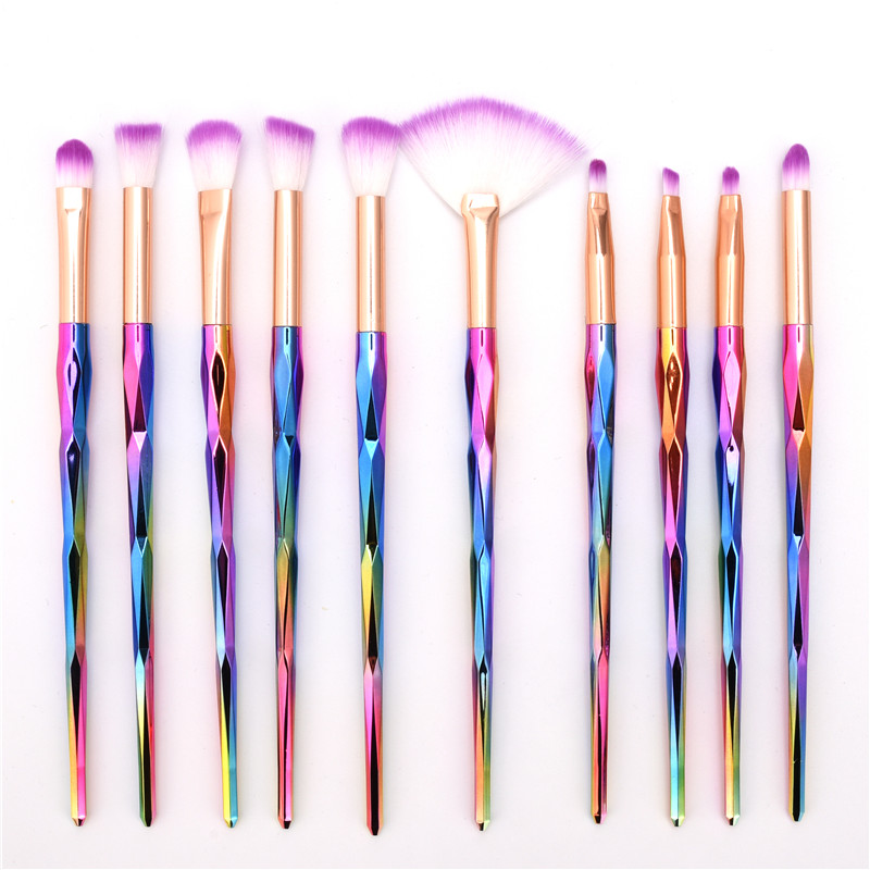 professional nail supplies china manufacturer foundation buffing vegan private label pink makeup cosmetic brushes set