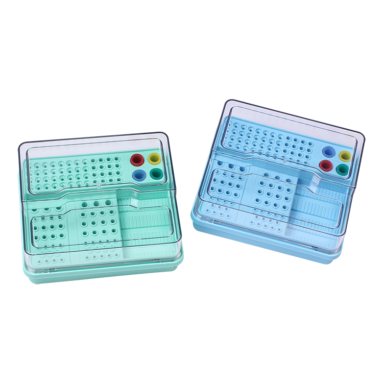 High Quality Hot Sale Multi-Function Instrument Autoclavable Dental Bur Box/BUR&Endo Box