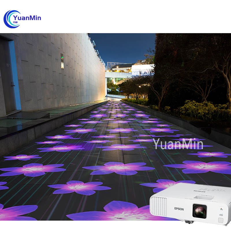 Manufacturer 3d hologram projector interactive ground projection game projection
