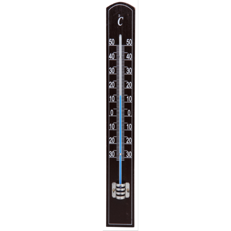 Most popular wooden indoor wall mount digital thermometer