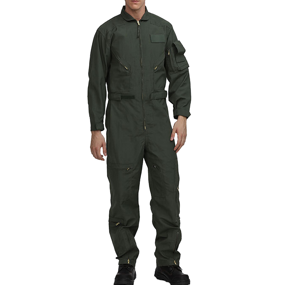 OEM Custom CWU 27/P Nomex Flying Suit Iiia Fr Overall Anti-static Fire Resistant Coverall Fire Retardant pilot Nomex Flight Suit
