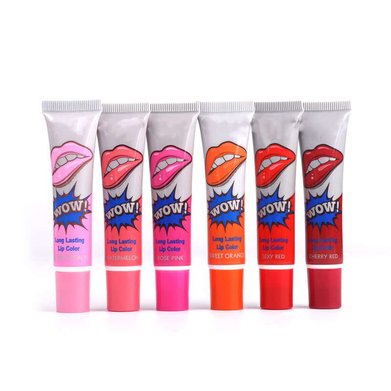 Hot sale Romnatic Baer Batom Lips Wow Liquid Lipsticks Tint Matte Color Long Lasting Waterproof Magic lipgloss