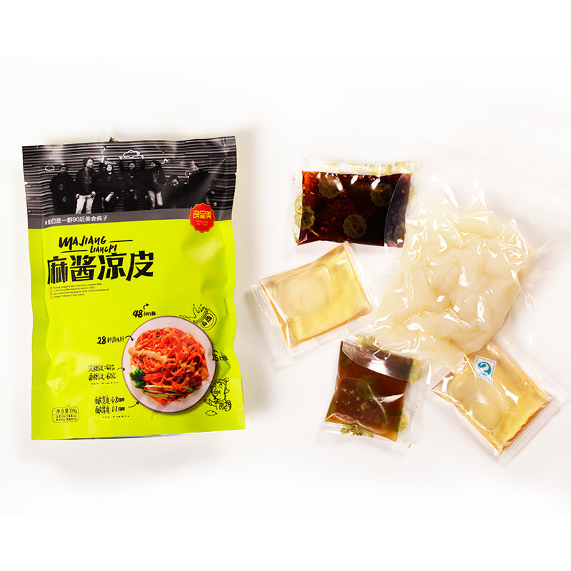 Liangchengmei соус кунжута Liangpi Удобная лапша быстрого приготовления Shaanxi Liangpi