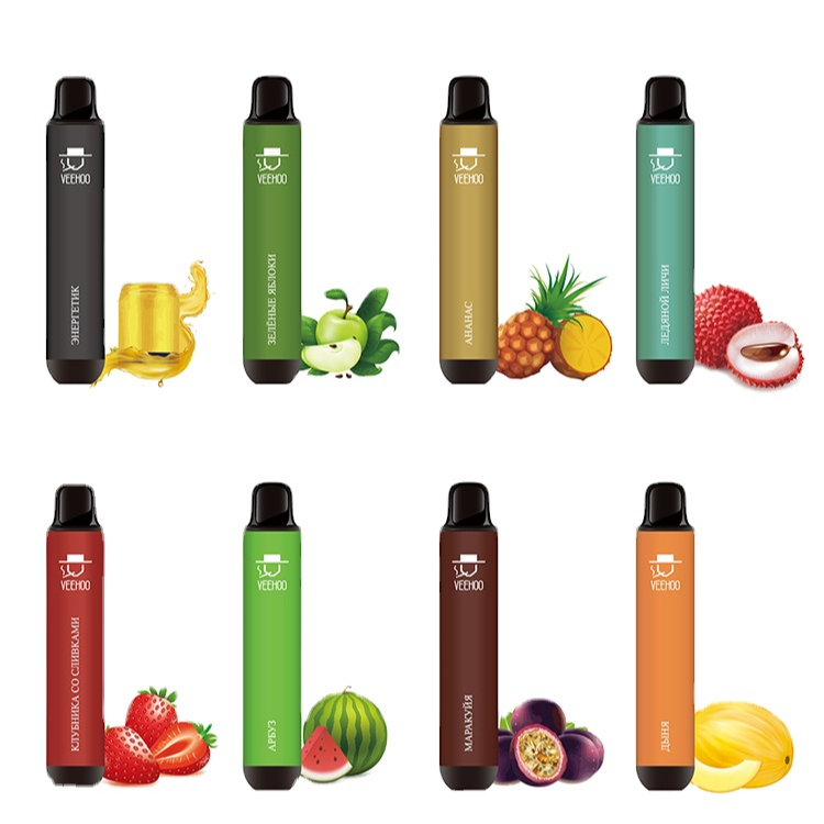 VEEHOO D7 Disposable E-cigarettes 1000 Puffs 650 mahA Vapy Smooth Vape Pen Electric Cigarette Fume Vape Disposable Pods