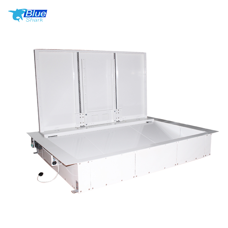 Factory Selling Remote Control Ceiling Hidden Motorized Flip Down Hidden TV Lift 32-65 Inches Automatical Ceiling Motorized Flip