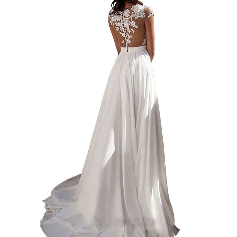 custom sexy lace split evening wedding dresses party bridal gowns bridesmaid maxi dresses