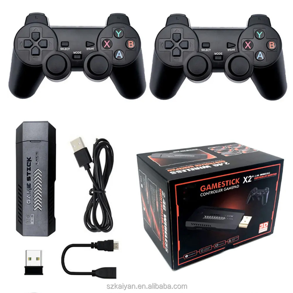 Игровая приставка 4K GD10 128GB новая Ретро игровая консоль 2,4G беспроводные контроллеры HD выход 40 + симуляторы 40000 + игры сборка