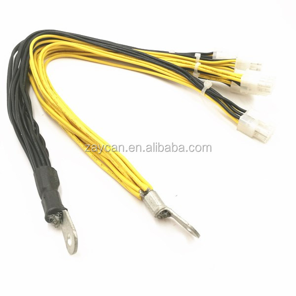 PSU кабели питания BTC Майнинг PSU DC кабель PCI Express Dual PCI E 8 Pin 6 2 Pin черный желтый