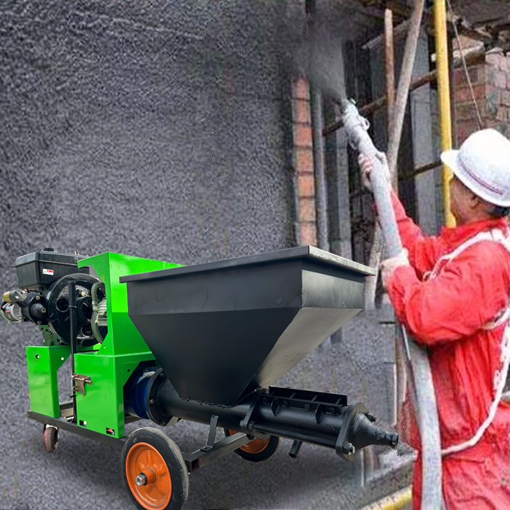 Small Mortar Spray Machines Long Lifetime 220v/380V Cement Mortar Mixer Spray Cement Spraying Sprayer