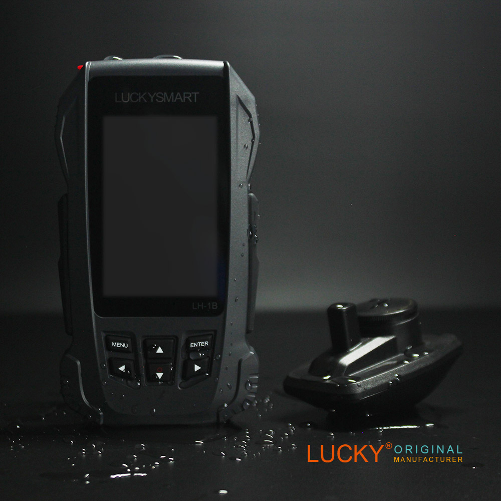 Luckysmart LH-1B новая горячая распродажа ручные рыболокатор сонар рыбоискатель кожанная байдарка с низкой ценой